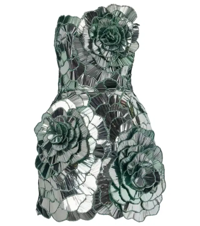 Sequined bustier dress