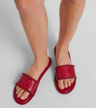 Valentino Garavani VLogo leather espadrille sandals | Thumbnail 6 Valentino Garavani VLogo leather espadrille sandals | Thumbnail 6