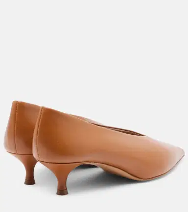 Le Monde Béryl Le Monde Béryl Babouche leather pumps | Thumbnail 4