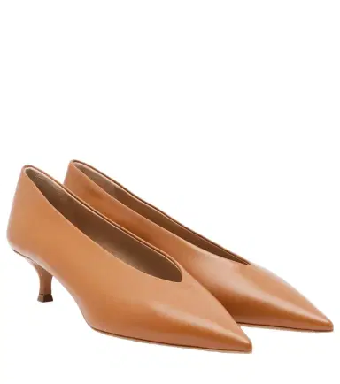 Le Monde Béryl Le Monde Béryl Babouche leather pumps | Thumbnail 1