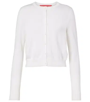 Carolina Herrera Cropped silk and cotton cardigan | Thumbnail 1