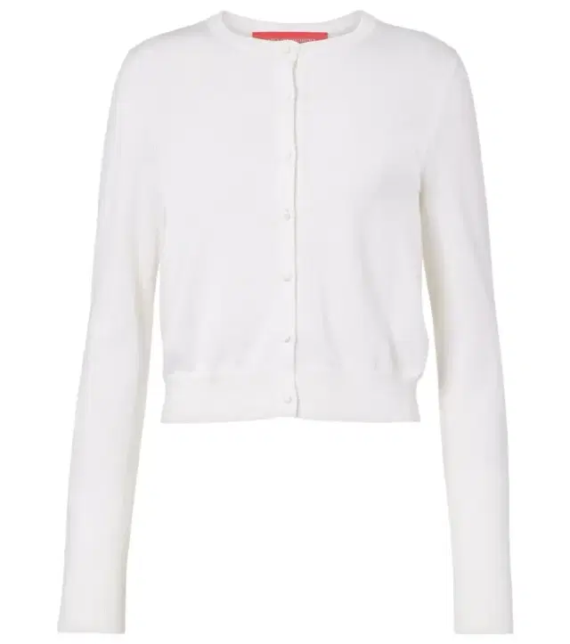 Carolina Herrera Cropped silk and cotton cardigan