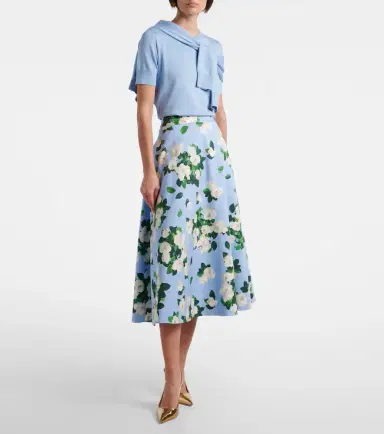 Carolina Herrera Silk and cotton sweater | Thumbnail 3