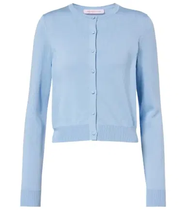 Carolina Herrera Cropped silk and cotton cardigan | Thumbnail 1 Carolina Herrera Cropped silk and cotton cardigan | Thumbnail 1