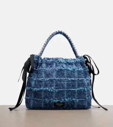 Jimmy Choo Drawstring Mini embellished top-handle bag | Thumbnail 2