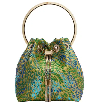 Jimmy Choo Bon Bon Small brocade bucket bag | Thumbnail 1 Jimmy Choo Bon Bon Small brocade bucket bag | Thumbnail 1