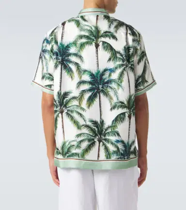 Dolce & Gabbana Printed silk twill shirt | Thumbnail 2