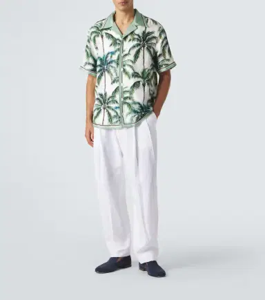 Dolce & Gabbana Printed silk twill shirt | Thumbnail 4