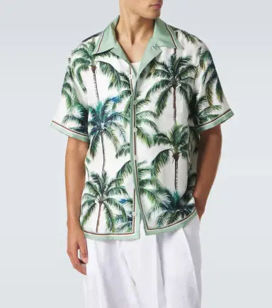 Dolce & Gabbana Printed silk twill shirt | Thumbnail 5