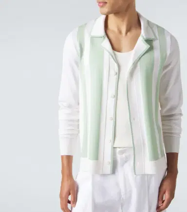 Dolce & Gabbana Striped wool and silk shirt | Thumbnail 6