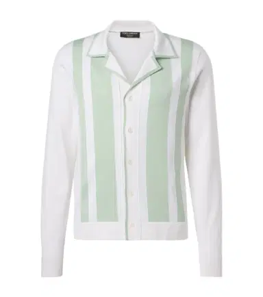 Dolce & Gabbana Striped wool and silk shirt | Thumbnail 1