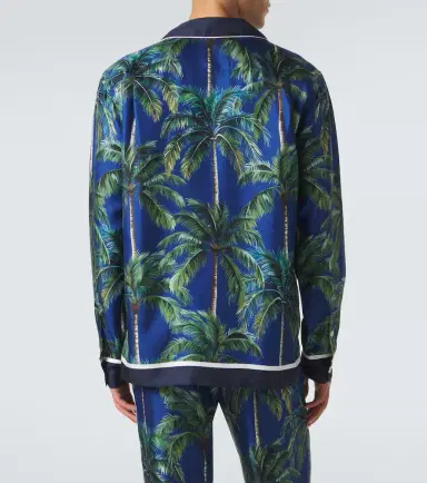 Dolce & Gabbana Printed silk twill shirt | Thumbnail 3