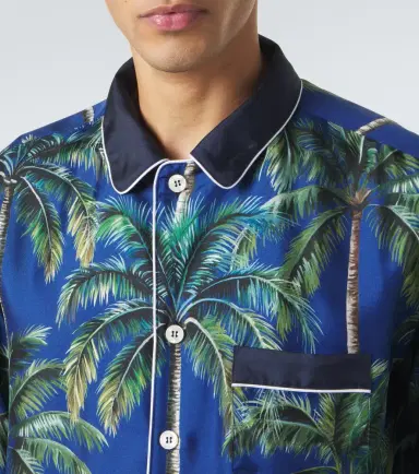 Dolce & Gabbana Printed silk twill shirt | Thumbnail 6