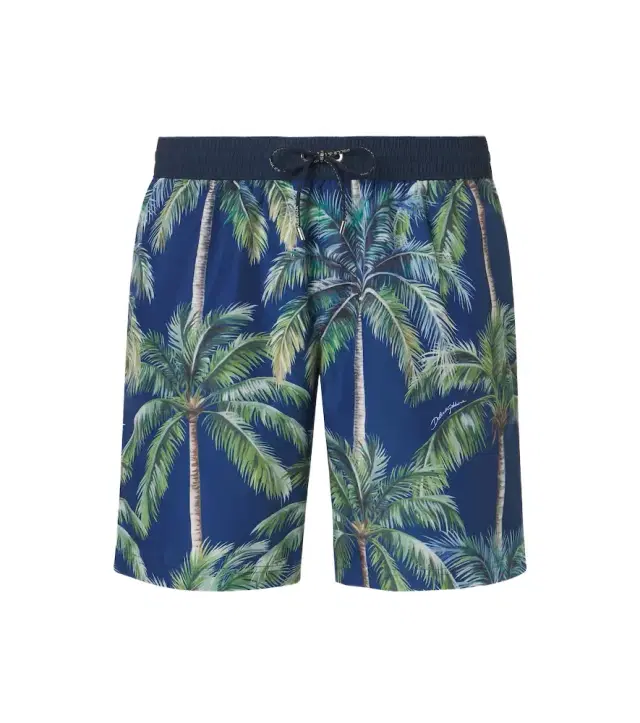 Printed swim trunks