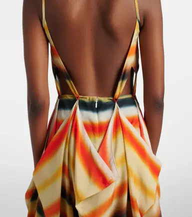 Loewe Paula's Ibiza striped silk maxi dress | Thumbnail 4