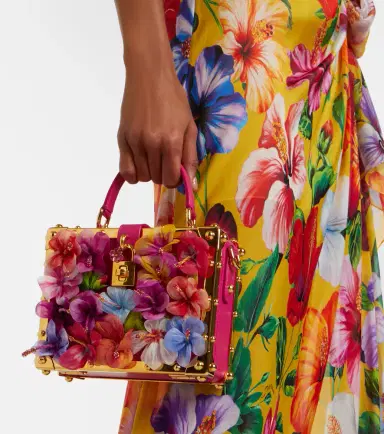 Dolce & Gabbana Dolce Box floral-appliqué leather box bag | Thumbnail 5 Dolce & Gabbana Dolce Box floral-appliqué leather box bag | Thumbnail 5