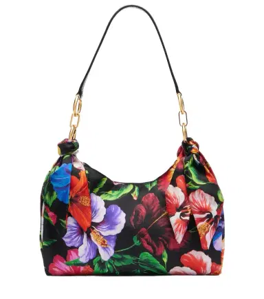 Dolce & Gabbana Small floral satin shoulder bag | Thumbnail 1