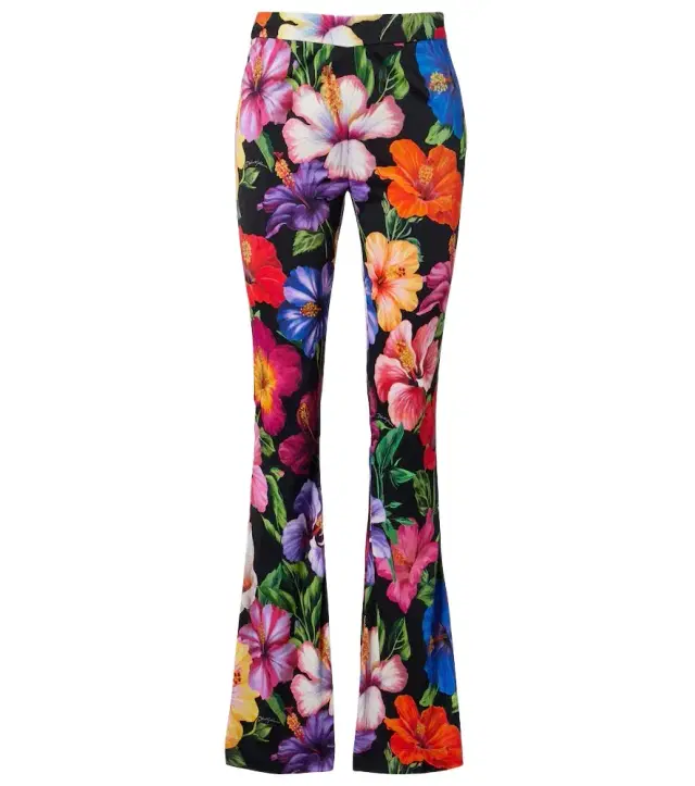 Dolce & Gabbana Floral flared pants