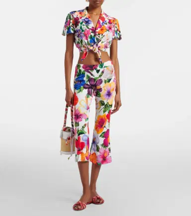 Dolce & Gabbana Floral capri pants | Thumbnail 4 Dolce & Gabbana Floral capri pants | Thumbnail 4