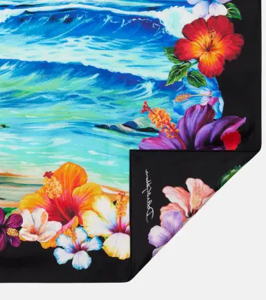 Dolce & Gabbana Printed silk twill scarf | Thumbnail 3