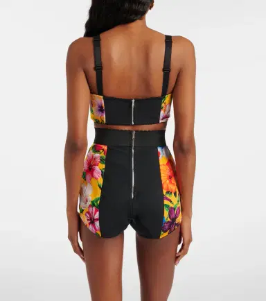 Dolce & Gabbana Floral silk-blend shorts | Thumbnail 3