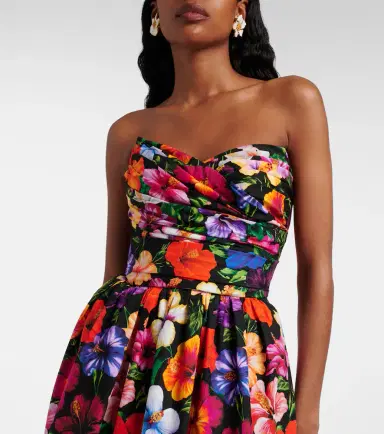 Dolce & Gabbana Floral cotton minidress | Thumbnail 2