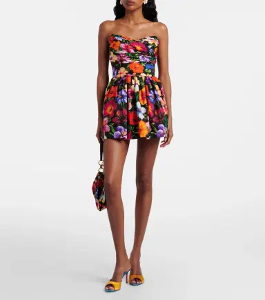 Dolce & Gabbana Floral cotton minidress | Thumbnail 3