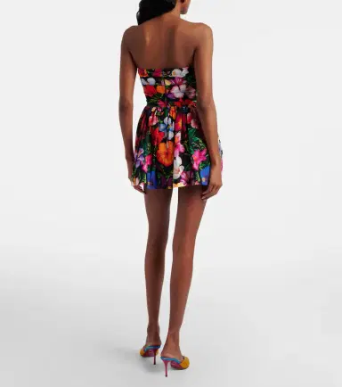 Dolce & Gabbana Floral cotton minidress | Thumbnail 4