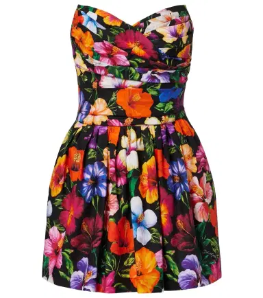 Dolce & Gabbana Floral cotton minidress | Thumbnail 1