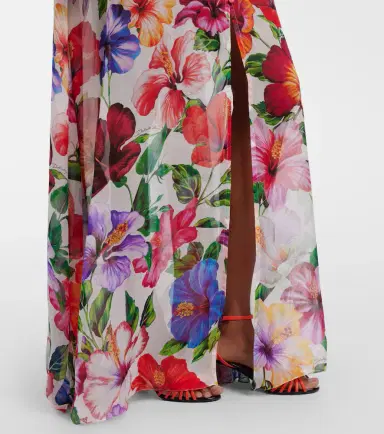Dolce & Gabbana Floral silk chiffon top | Thumbnail 3