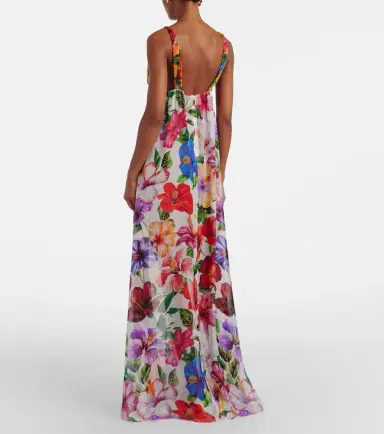 Dolce & Gabbana Floral silk chiffon top | Thumbnail 5