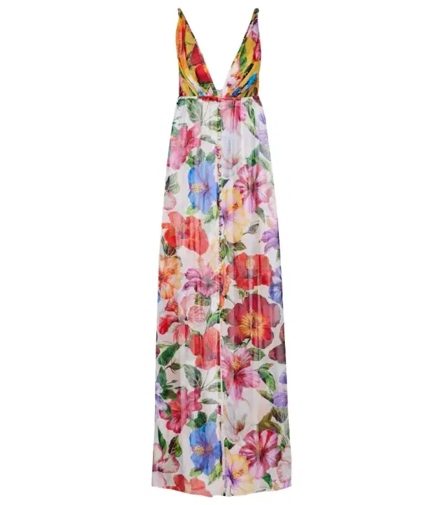 Dolce & Gabbana Floral silk chiffon top