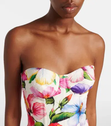Dolce & Gabbana Floral bustier dress | Thumbnail 2 Dolce & Gabbana Floral bustier dress | Thumbnail 2