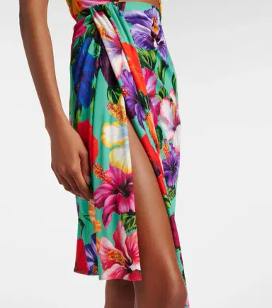 Dolce & Gabbana Cutout floral halterneck minidress | Thumbnail 5