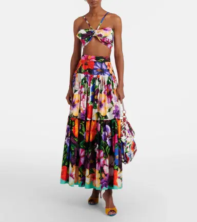 Dolce & Gabbana Bow-detail floral cotton bra top | Thumbnail 3 Dolce & Gabbana Bow-detail floral cotton bra top | Thumbnail 3