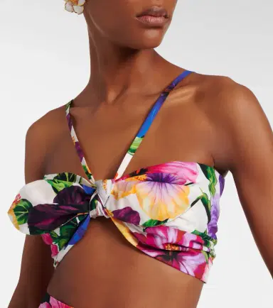 Dolce & Gabbana Bow-detail floral cotton bra top | Thumbnail 5 Dolce & Gabbana Bow-detail floral cotton bra top | Thumbnail 5