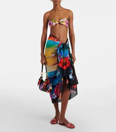 Dolce & Gabbana Floral cotton beach cover-up | Thumbnail 2
