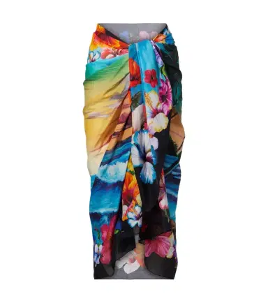 Dolce & Gabbana Floral cotton beach cover-up | Thumbnail 1