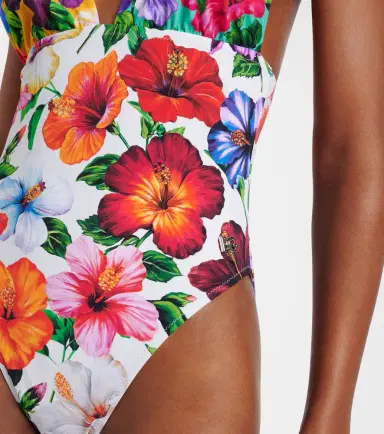 Dolce & Gabbana Floral halterneck swimsuit | Thumbnail 2