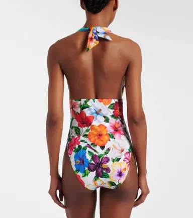 Dolce & Gabbana Floral halterneck swimsuit | Thumbnail 5