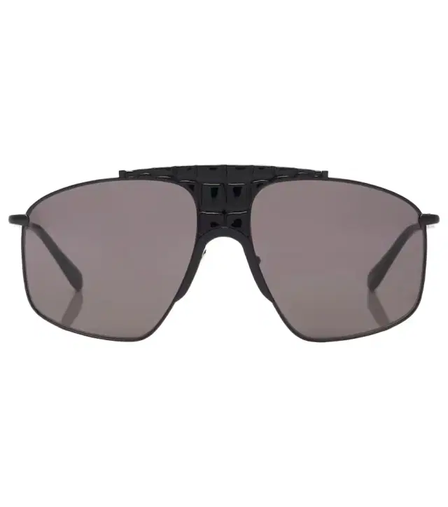 Alaia Alaïa Lettering Logo aviator sunglasses