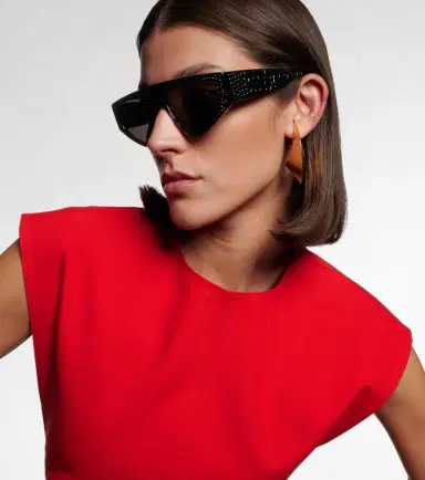 Alaïa Alaïa Lettering Logo flat-top sunglasses | Thumbnail 3