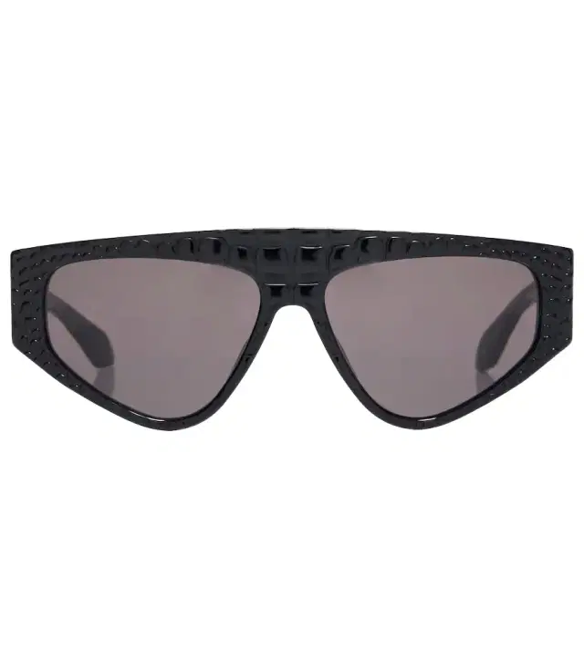 Alaia Alaïa Lettering Logo flat-top sunglasses