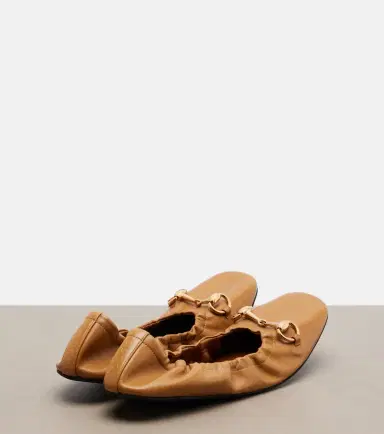Gucci Prima Horsebit leather ballet flats | Thumbnail 3 Gucci Prima Horsebit leather ballet flats | Thumbnail 3