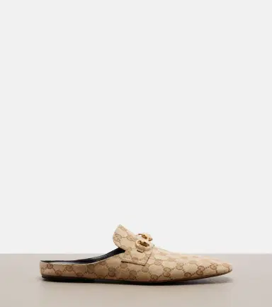 Gucci Ragazzo GG canvas mules | Thumbnail 2