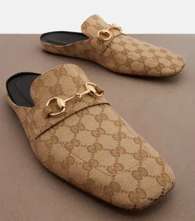 Gucci Ragazzo GG canvas mules | Thumbnail 3