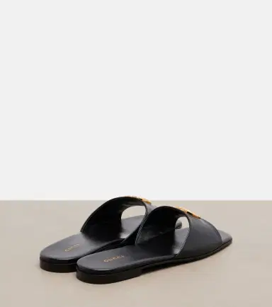 Gucci Double G leather slides | Thumbnail 2 Gucci Double G leather slides | Thumbnail 2
