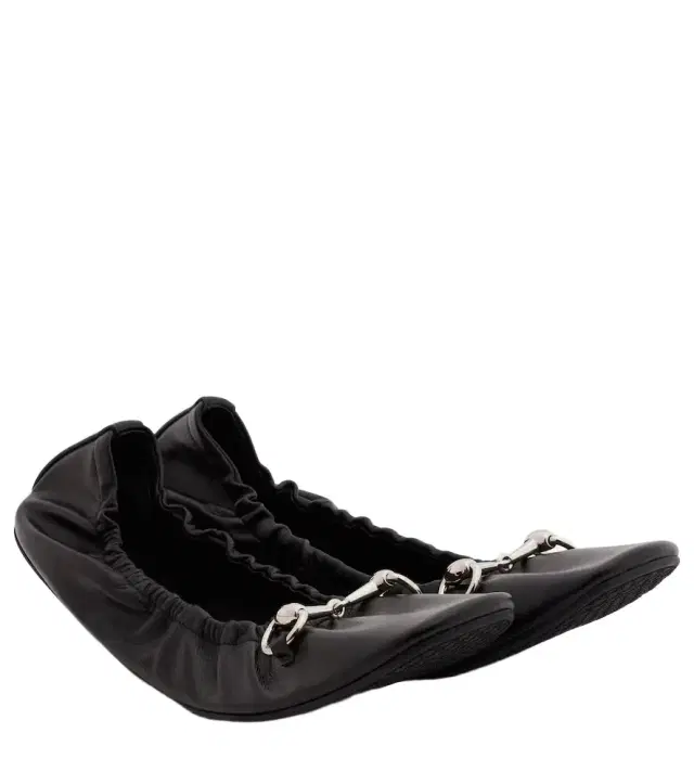 Gucci Prima Horsebit leather ballet flats