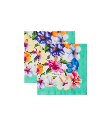 Dolce & Gabbana Casa Set of 2 floral linen napkins | Thumbnail 1