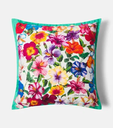 Dolce & Gabbana Casa Floral silk twill cushion | Thumbnail 2